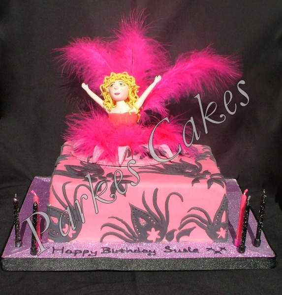 blonde bombshell birthday cake